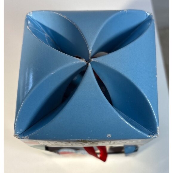 Angry Birds Christmas Ornament Tin Red & Blue Snowflake No Candy - Picture 4 of 7